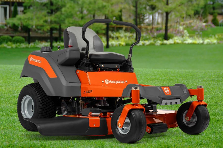 Husqvarna Z242F zero-turn mower on grass