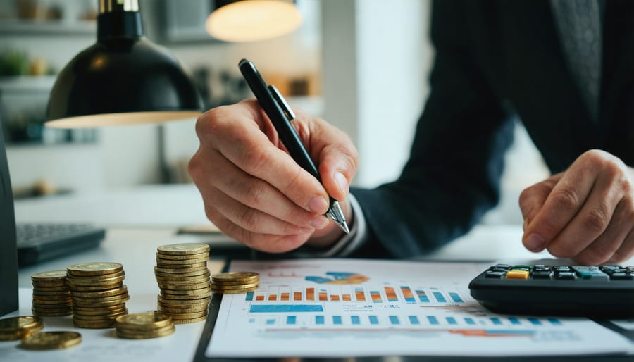 Group of diverse Canadian small business owners standing in front of their businesses