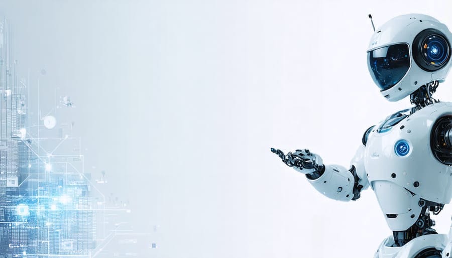 Business owner and financial advisor shaking hands in modern office setting